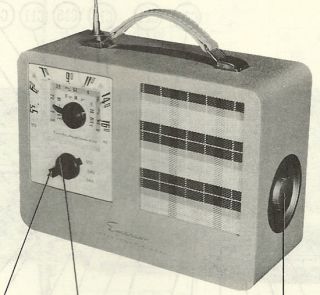 1954 Emerson 746B Radio Service Manual Schematic Diagram PhotoFact