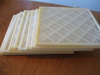 Excalibur Food Dehydrator Trays with Mesh Screens 9 Trays Trays Only