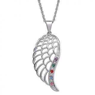  angel wing pendant with diamond accent rating 1 $ 63 00 s h