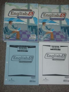 BJU Bob Jones 6th Grade 6 English Writing and Grammar Set 2nd Edition