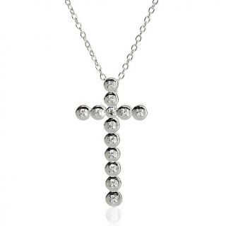 Jewelry Pendants Religious Sterling Silver Diamond Accent Cross
