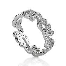 xavier 36ct absolute scroll design eternity ring $ 59 95