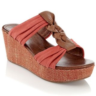 Vince Camuto Strappy Jeweled Leather Wedge Sandal