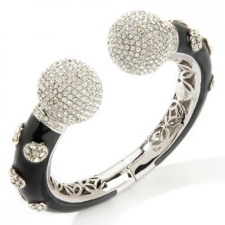 Jewelry Bracelets Cuff Joan Boyce Big Kiss Black Enamel Cuff