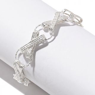 Jewelry Bracelets Chain La dea Bendata Diamond Cut XO Link 8 1