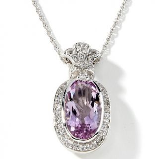 Victoria Wieck Victoria Wieck 7.2ct Oval Pink Amethyst and White Topaz