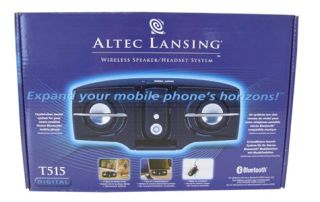 Altec Lansing Bluetooth Stereo Speakers Headphones T515