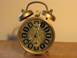 Very Loud New Old Stock Vintage Classic Peter Alarm Clock German Desk