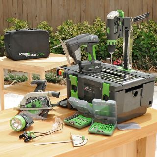 POWER8 Work8 in 1 Cordless Power Tool Set with Armored Case