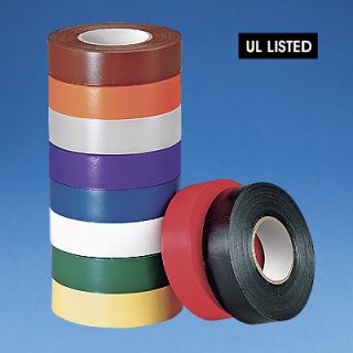 Professional Grade 3 4 x 60 Electrical Tape 10 Color Assortment Fast