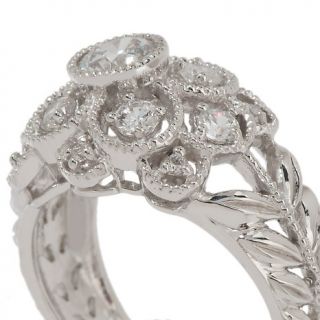 Absolute Xavier .92ct Absolute™ Scalloped Lace Dome Ring