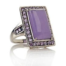 jade of yesteryear lavender jade and cz ring $ 84 90