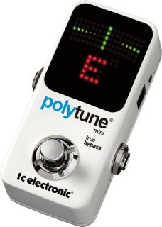  dealer full warranty tc electronic polytune mini chromatic pedal tuner