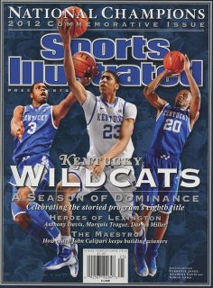 Sports Illustrated Commemorative 2012 NCAA Basketball Kentucky