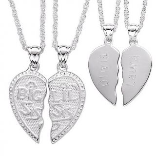  silver big sis lil sis engraved pendant rating 3 $ 85 00 s h $ 5 95