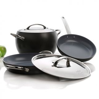 Todd English Hard Anodized by GreenPan™ Complete Cookware Set