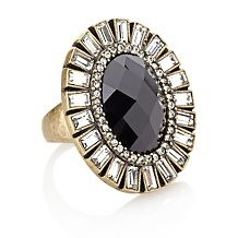 universal vault black clear stone oval drop earrings $ 14 97 $ 39 95