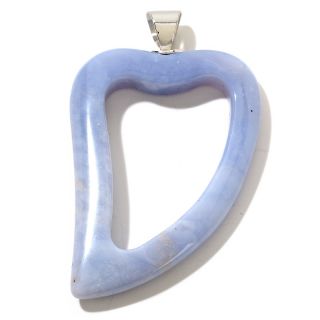 Mine Finds by Jay King African Periwinkle Stone Heart Pendant
