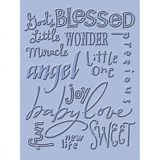 104 3212 cuttlebug cuttlebug a2 embossing folder baby rating be the