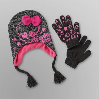Monster HighFreaky Fab Winter Hat and Glove Set Free SHIP Adorable