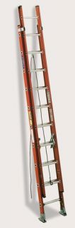 werner d6240 2 40 fiberglass extension ladder 250 lb rated