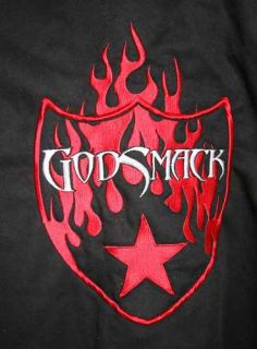 2XEMBROIDERED Godsmack Tour Jacket Sully Erna Autograph