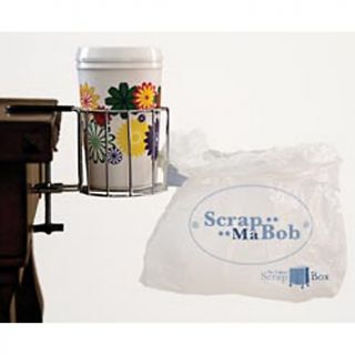 105 9185 scrapbooking scrap ma bob cup and bag clamp on holder note