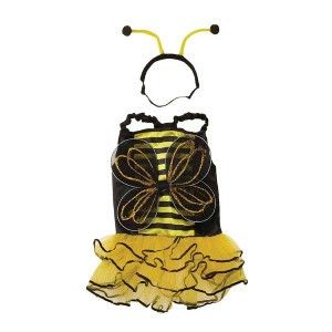 Dog Bumble Bee Mine Halloween Costume Canine Pet Clothes XS s M L XL