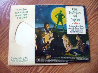 Tennessee Ernie Ford Jolly Green Giant Picture Sleeve