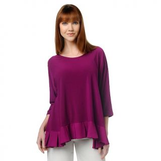 106 595 marlawynne m wynne boat neck top with pleated hem note