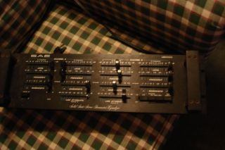 SAE EQUALIZER 1800 SOLID STATE PARAMETRIC EQUALIZER CHANNEL A B