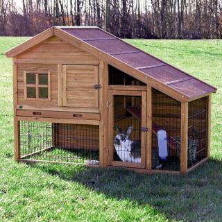  Story Rabbit Hutch Small Animal Enclosure Cage Ranch Guinea Pig