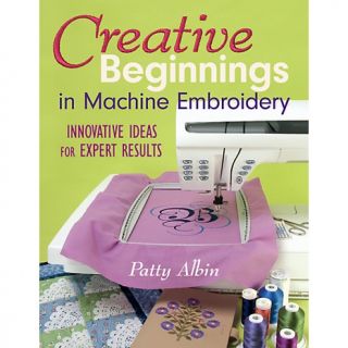 102 4434 creative beginnings in machine embroidery instructional book