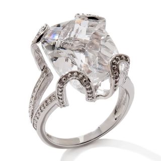 166 108 colleen lopez 8ct white quartz sterling silver antique ring