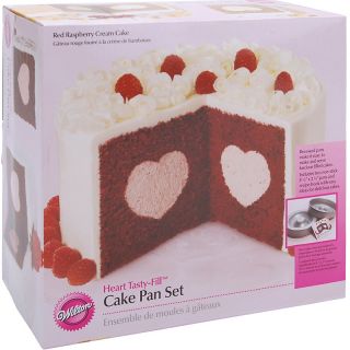 109 8905 wilton wilton tasty fill non stick cake pan set heart rating