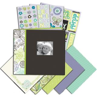 111 8545 k company 8 1 2 x 8 1 2 mega scrapbook kit black and white