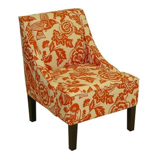113 5469 skyline canary swoop arm chair tangerine rating be the first