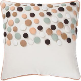 111 5803 rizzy home 18 x 18 button pillow off white multi color rating