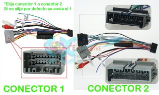 Elija conector numero 1 o numero 2 ( Indíquenoslo en las notas de