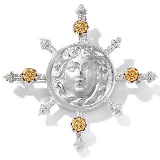Jewelry Brooches & Pins Tagliamonte Medusa Intaglio Star Shaped