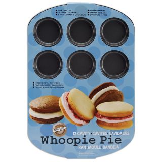 111 9894 wilton whoopie pie pan 12 round cavities rating be the first