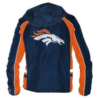 NFL Womens Colorblock Reflective Hoodie by G III   Broncos