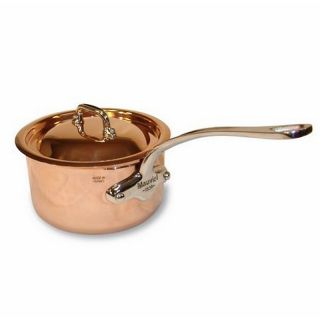 Mauviel Copper and Stainless Saucepan with Lid   1qt