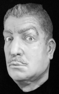 Vincent Price Life Mask Eyes Peering Sculpture Bust