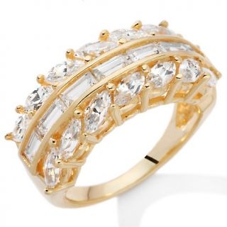 121 002 absolute 3 22ct absolute marquise and baguette 3 row band ring