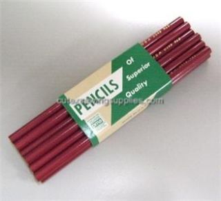 red tailoring pencils fabric marking pencil 12 pk