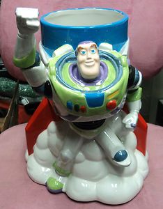 Buzz Lightyear Porcelain Cookie Jar as Is