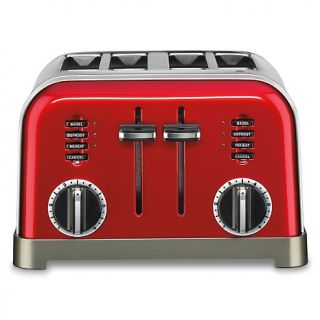 121 512 cuisinart cuisinart metal classic 4 slice toaster red note