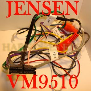 Jensen Wire Harness VM9510 VM 9510 Non Touch Screen DVD
