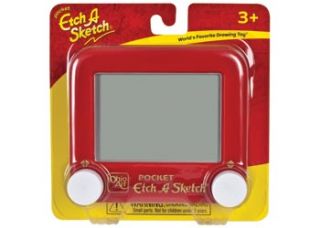 Etch A Sketch Classic Pocket New Magic Screen Child Erasable Drawing